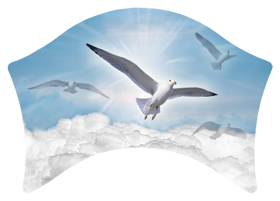 Journey Home Clouds Blue